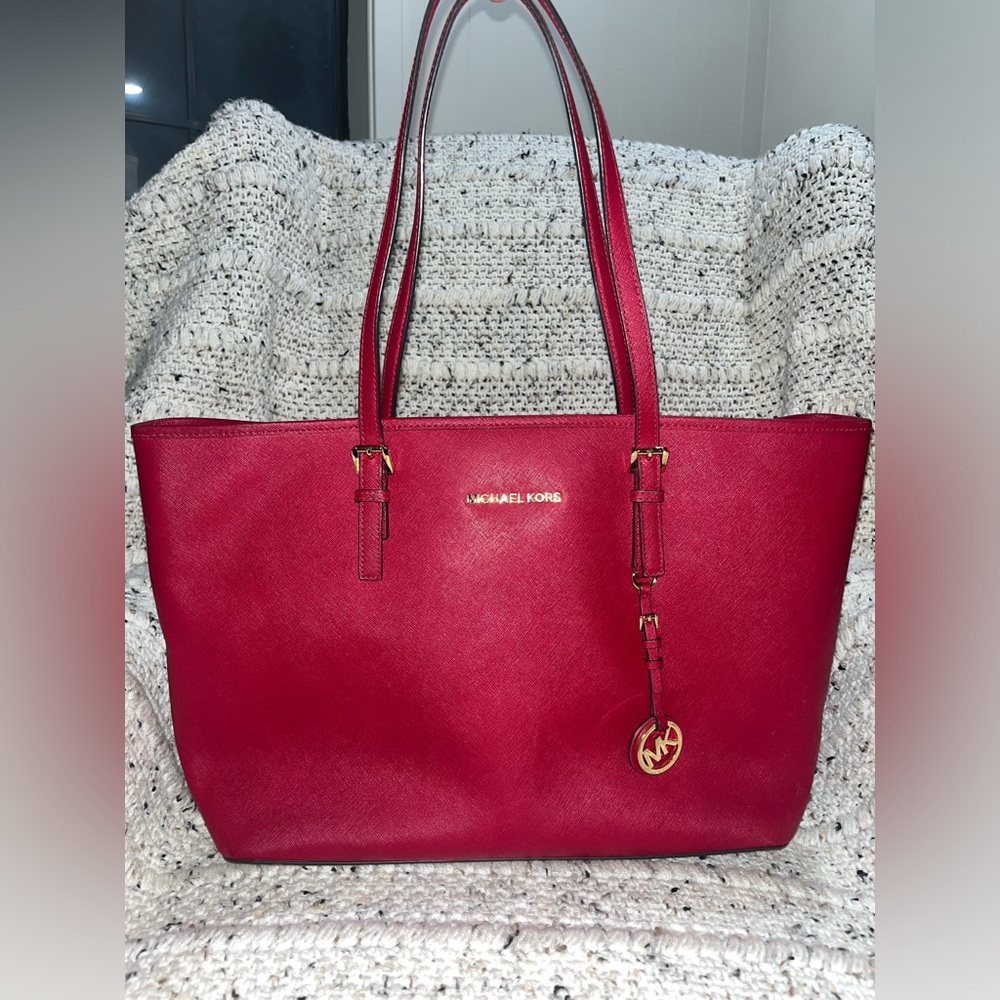 Michael Kors Cherry Red Tote